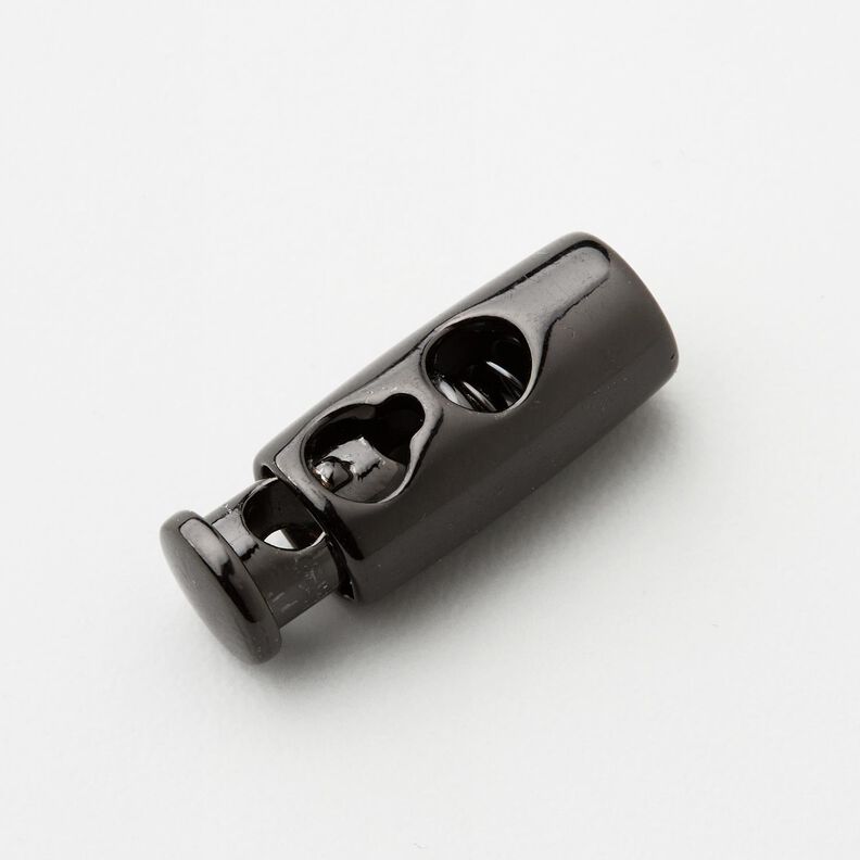Snörstopp Metall [Öppning: 3 mm] – antracit,  image number 1