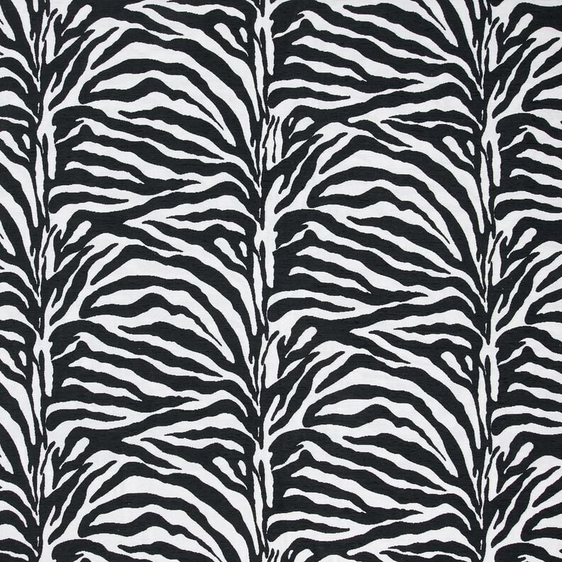 Stoppningstyg Jacquard zebra – vit/svart,  image number 1