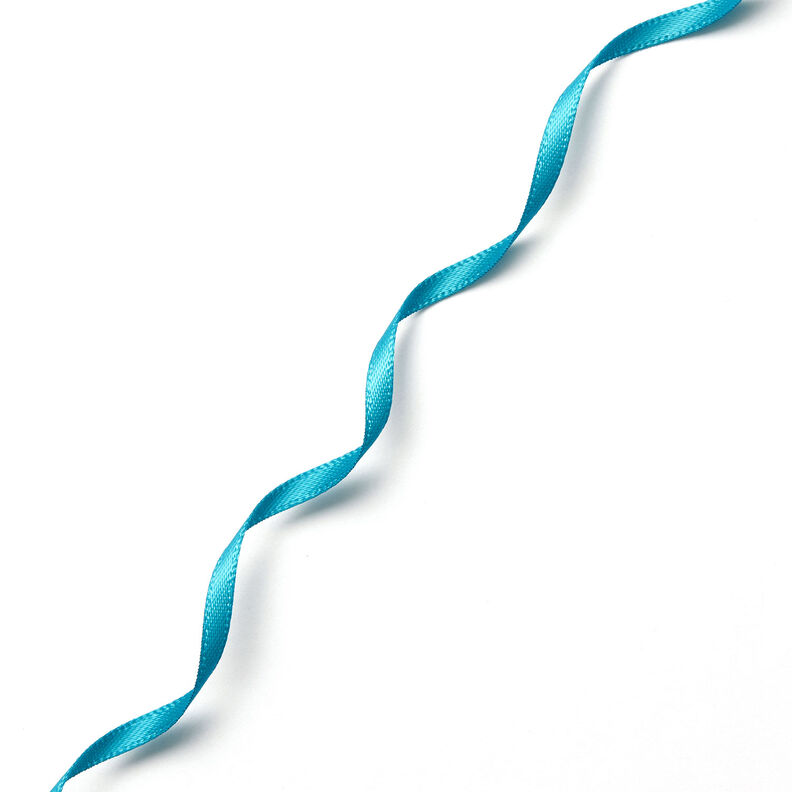 Satinband [3 mm] – aquablått,  image number 2