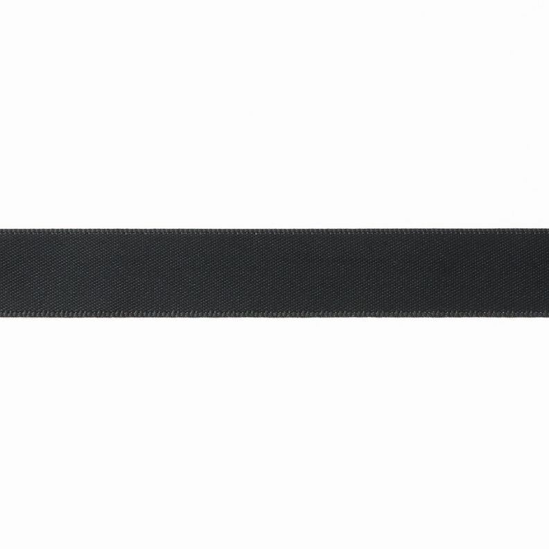 Satinband [15 mm] – svart,  image number 1