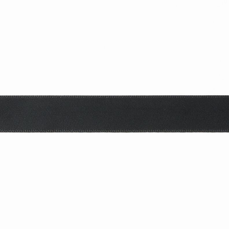 Satinband [15 mm] – svart,  image number 1