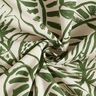 Dekorationstyg Halvpanama målad monstera – kräm/pinjegrön,  thumbnail number 3