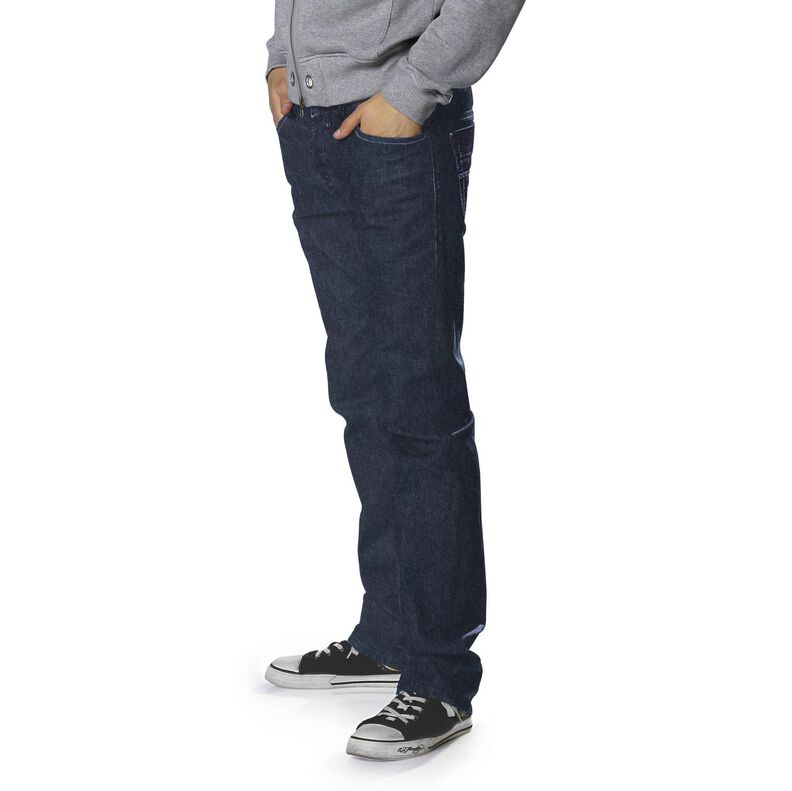 bomullsdenim medium – marinblått,  image number 7