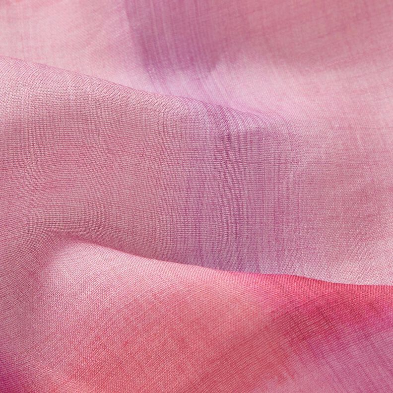 Ramie chiffong batikrutor – intensiv rosa,  image number 3