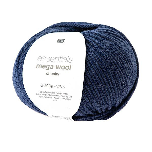 Essentials Mega Wool chunky | Rico Design – marinblått,  image number 1