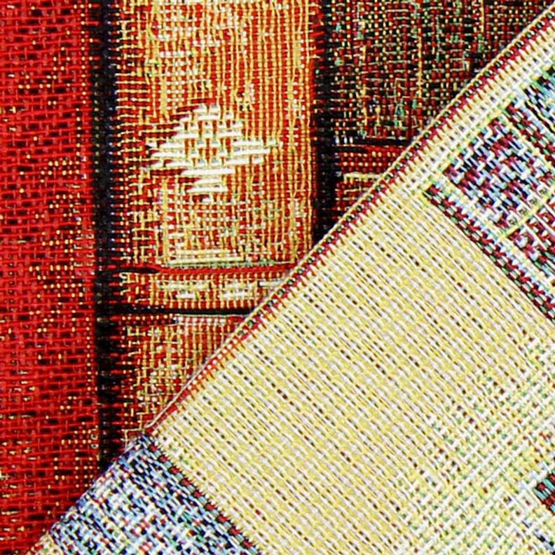 Jacquard Gobeläng Bokhylla – brun,  image number 3