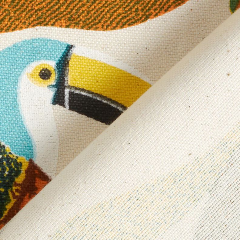 Dekorationstyg Panama Tukan – natur/grön,  image number 4