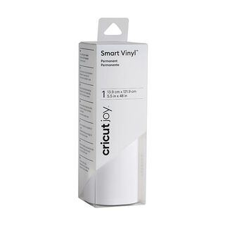 Cricut Joy Smart vinylfolie permanent [ 13,9 x 121,9 cm ] – vit, 