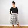 FRAU GINA - kjol i omlottstil med fickor i sidosömmarna, Studio Schnittreif  | XS -  XL,  thumbnail number 5