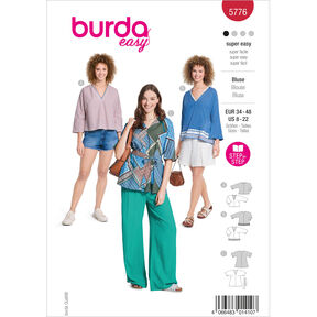 Blus | Burda 5776 | 34-48, 