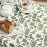 Dekorationstyg Jacquard Abstrakt struktur – vass/yllevit,  thumbnail number 8