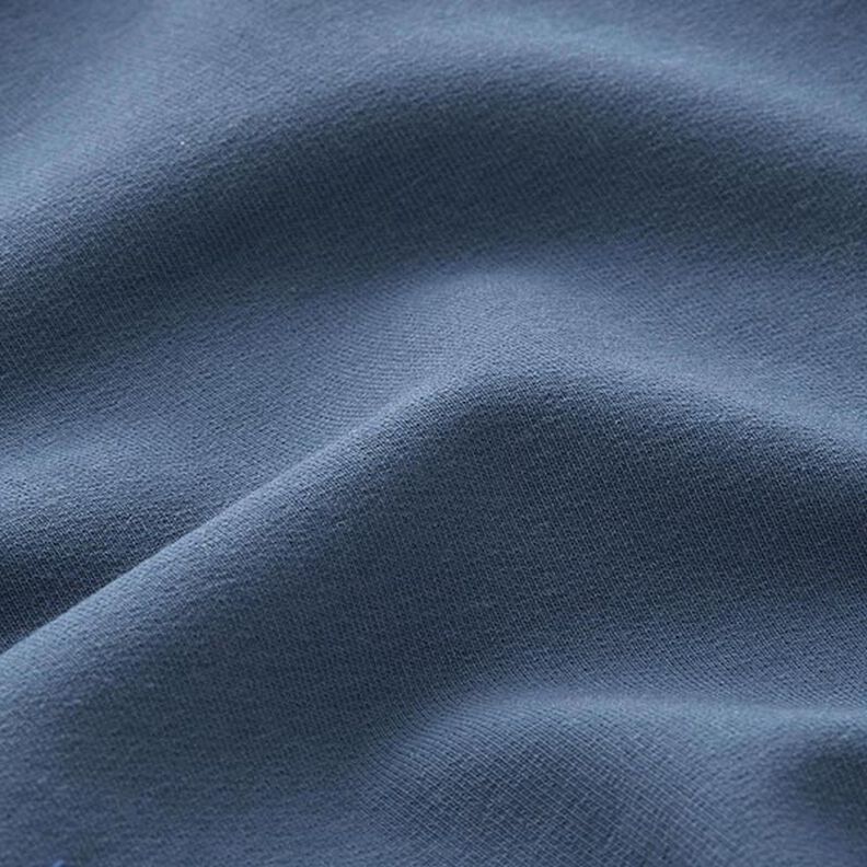 Lätt french terry enfärgad – jeansblå,  image number 4