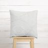 Dekorationstyg Jacquard dekorativa romber 275 cm – vit,  thumbnail number 7