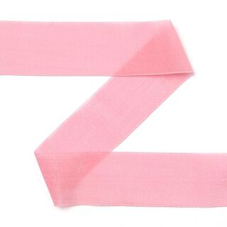Organza kantband elastiskt Goldie - rosa, 