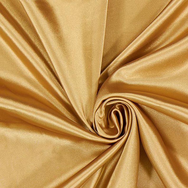 Stretch Satin – guld metallisk,  image number 1