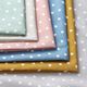 ekologisk bomullspoplin spridda hjärtan – gråbeige,  thumbnail number 5