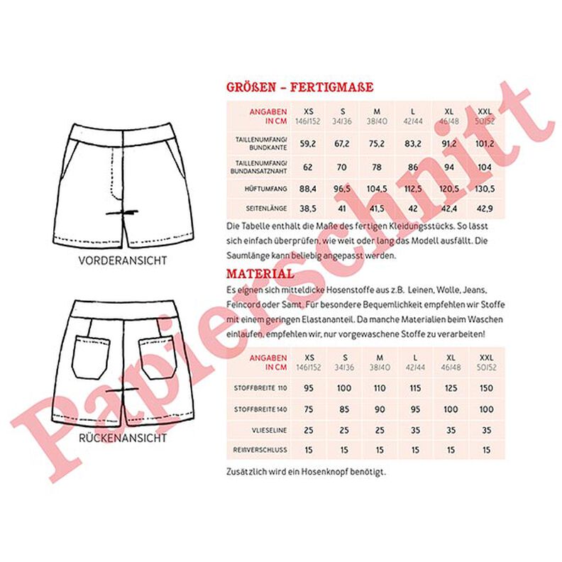 FRAU GIULIA Shorts med dragkedja | Studio Schnittreif | XS-XXL,  image number 13