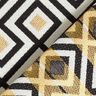 Dekorationstyg Jacquard Artdecoromber – yllevit/guld,  thumbnail number 4