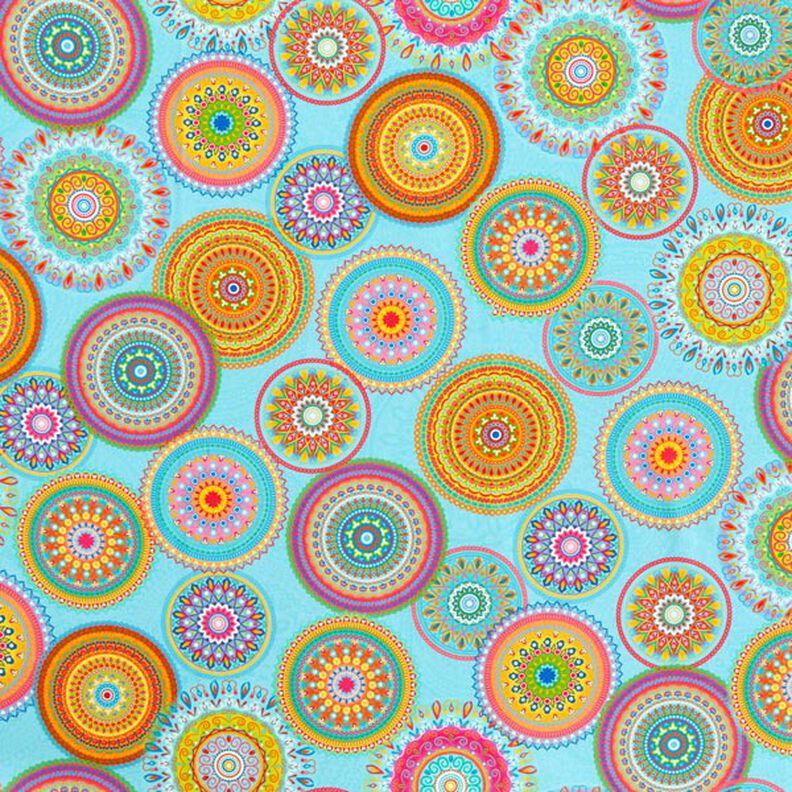 Outdoortyg Canvas Mandalor – turkos,  image number 1