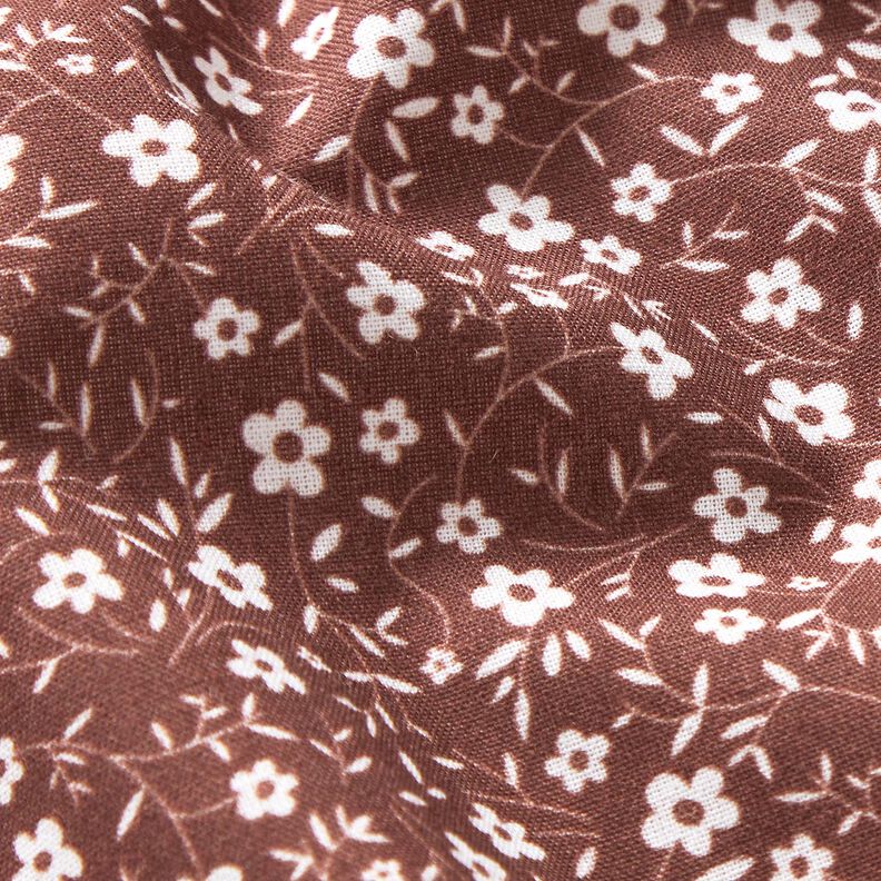 Poplin Millefleurs – brons/vit, image number 2