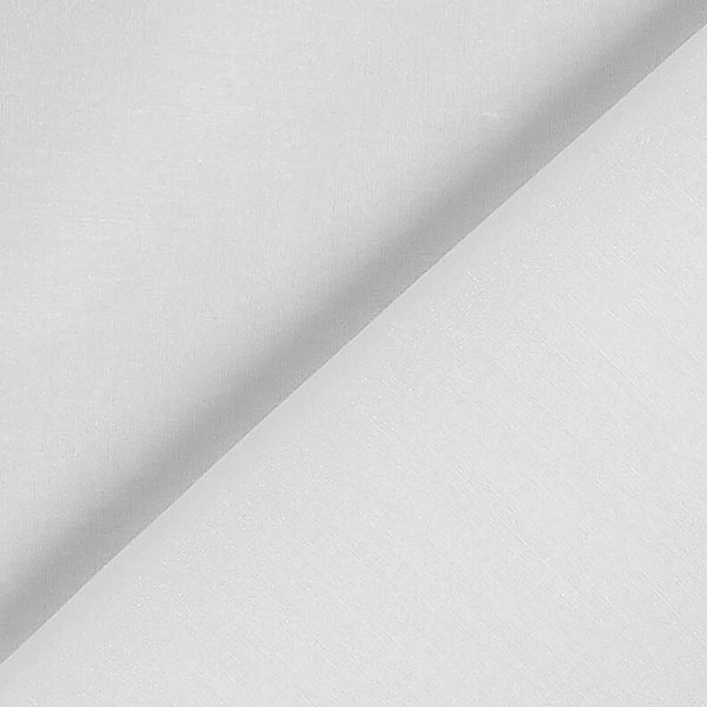 Superlätt bomulls-sidenväv Voile – vit,  image number 3