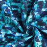 Softshell färgglada trianglar Digitaltryck – nattblå/turkos,  thumbnail number 4