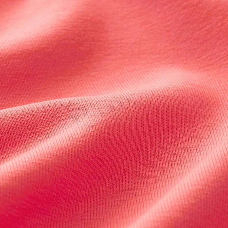Bomullsjersey medium enfärgad – hummer, image number 2