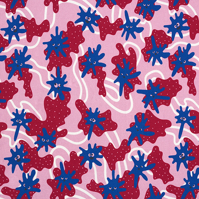 tygpaket sweatshirt slajmmonster | PETIT CITRON – pastellviolett/kungsblått,  image number 3