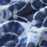 Dekorationstyg Canvas batikcirklar – indigo/vit,  thumbnail number 2