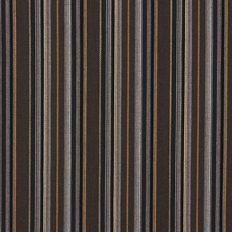 Bomullsmix med ränder – svartbrunt,  image number 1