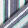 Muslin/Dubbel-krinkelväv garnfärgade ränder – indigo/isblå,  thumbnail number 5