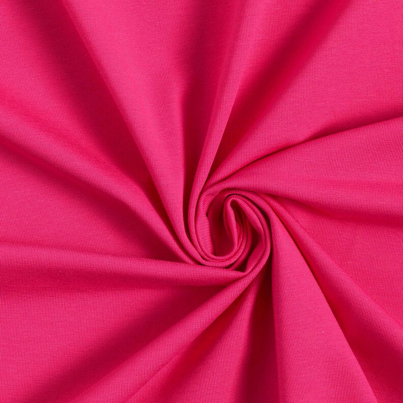 Lätt french terry enfärgad – intensiv rosa, image number 1