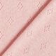 Finstickad jersey med hålmönster – gammalt rosa,  thumbnail number 3