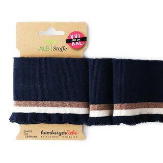 Ribbade muddar (ekologiskt material) Cuff Me Frill  [140 cm | 8 cm]  | Albstoffe | Hamburger, 