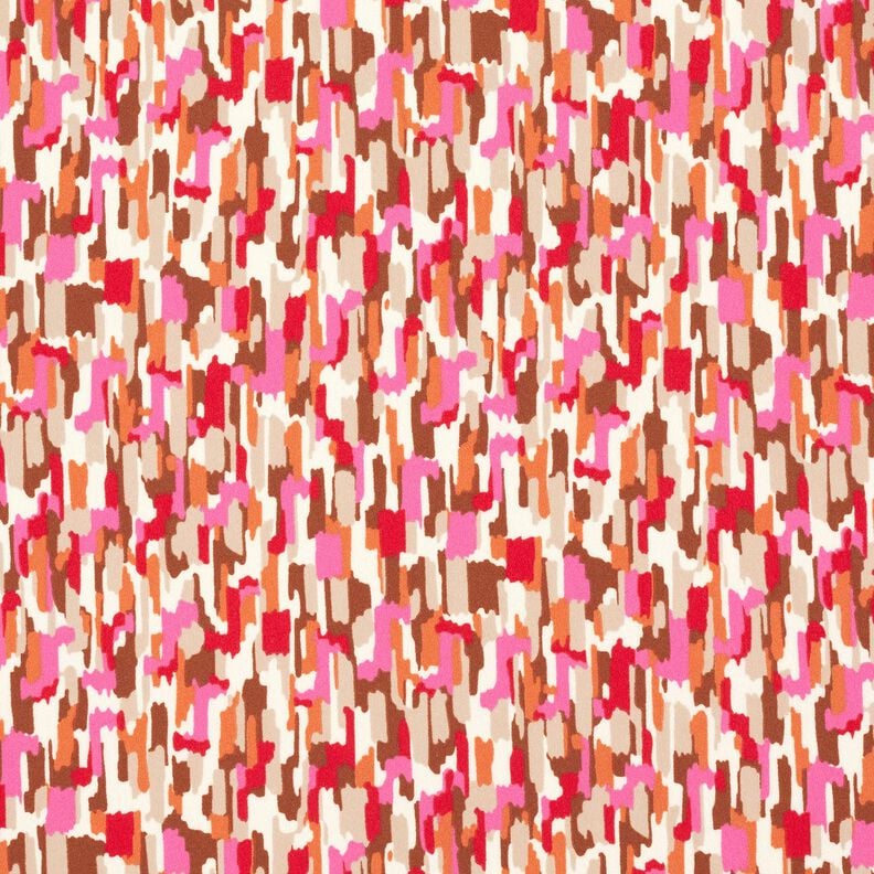 crêpetyg penseldrag – pink/mörkbeige,  image number 1