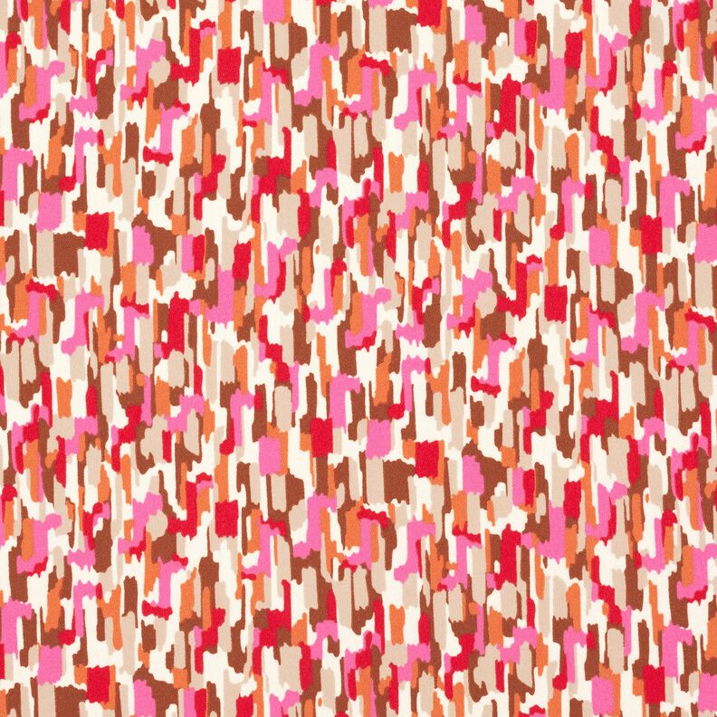 crêpetyg penseldrag – pink/mörkbeige, image number 1