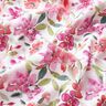 Viskostyg akvarell-vårblommor – vit/pastellviolett,  thumbnail number 2