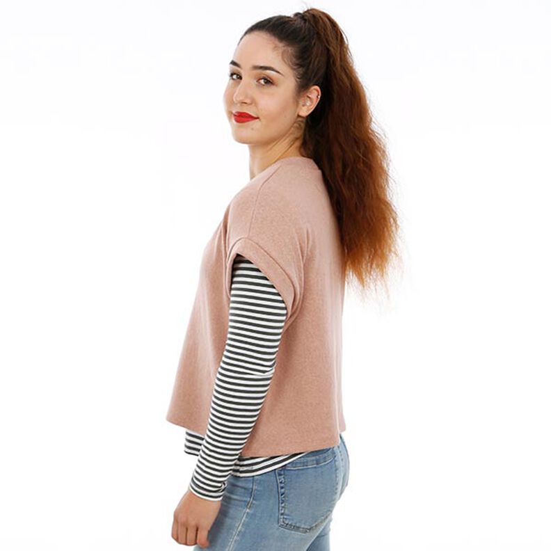 FRAU ULLI - kort slipover med V-ringning, Studio Schnittreif | XS - XXL,  image number 8