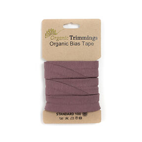 Snedslå Ekologisk bomullsjersey [3 m | 20 mm] – aubergine, 