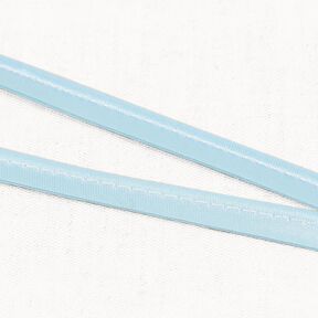 Satin passpoalband [10 mm] – ljusblått, 