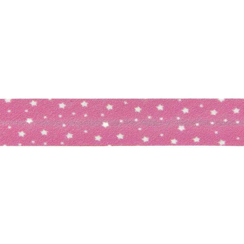 Snedslå stjärnor ekologisk bomull [20 mm] – pink,  image number 1