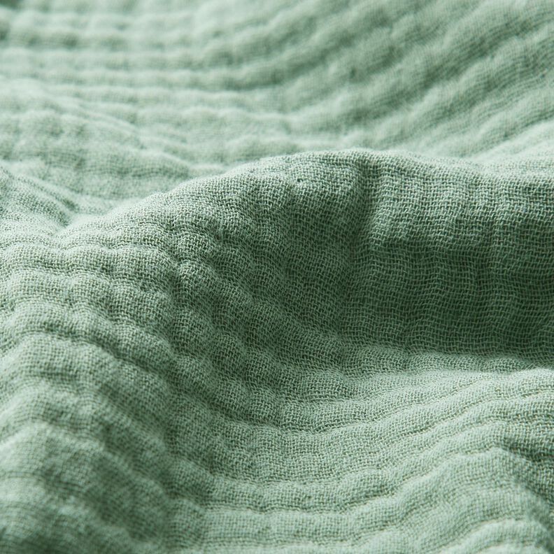 GOTS Bomullsmuslin i tre lager – vass,  image number 3