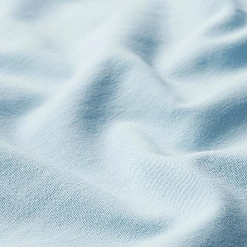 Bomullsjersey Medium Uni – ljusblå,  image number 2