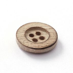 Träknapp 4 hål – natur, 