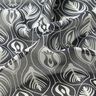 Chiffong ornamentmönster – vit/svart,  thumbnail number 2