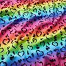 Bomullsjersey Leo Hearts Rainbow | Glitzerpüppi – svart/färgmix,  thumbnail number 1