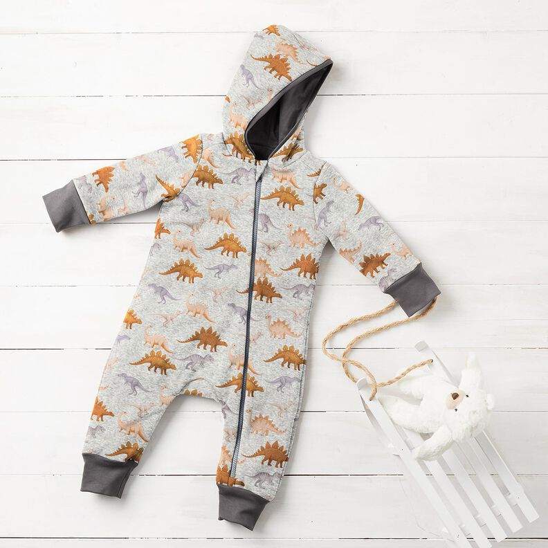 Alpfleece dinosaurier – natur/karamell,  image number 6