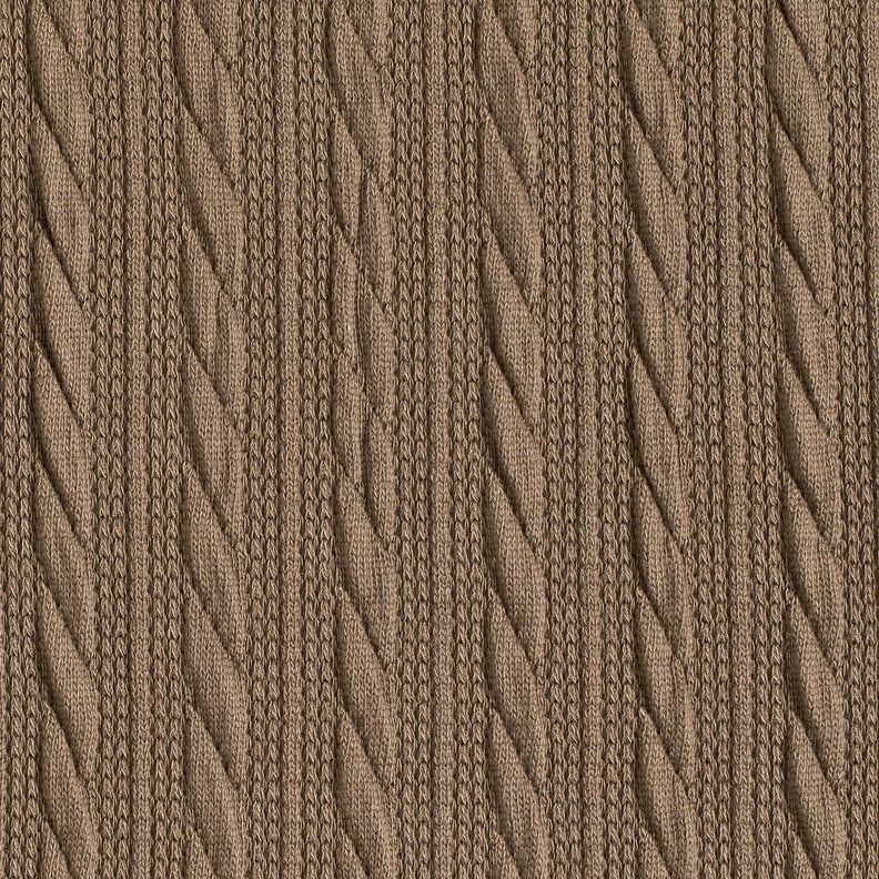 Stickat Cloqué flätmönster – dyn, image number 1