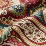 Dekorationstyg Gobeläng abstrakt paisley – ljusbeige/kaminrött,  thumbnail number 2