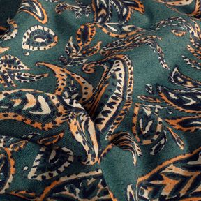 Romanitjersey paisley – blågran/persikofärgad, 